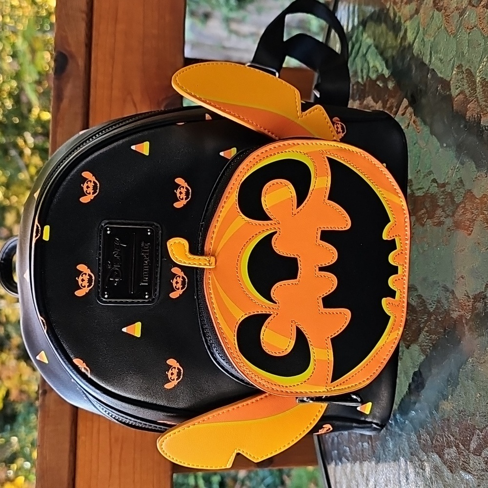 Loungefly Lilo and Stitch Jack o Lantern Halloween mini backpack